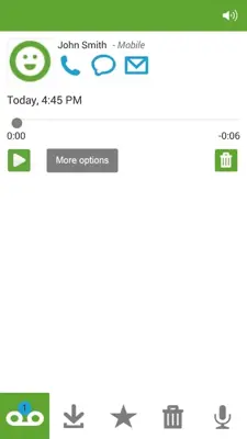 Cricket Visual Voicemail android App screenshot 1